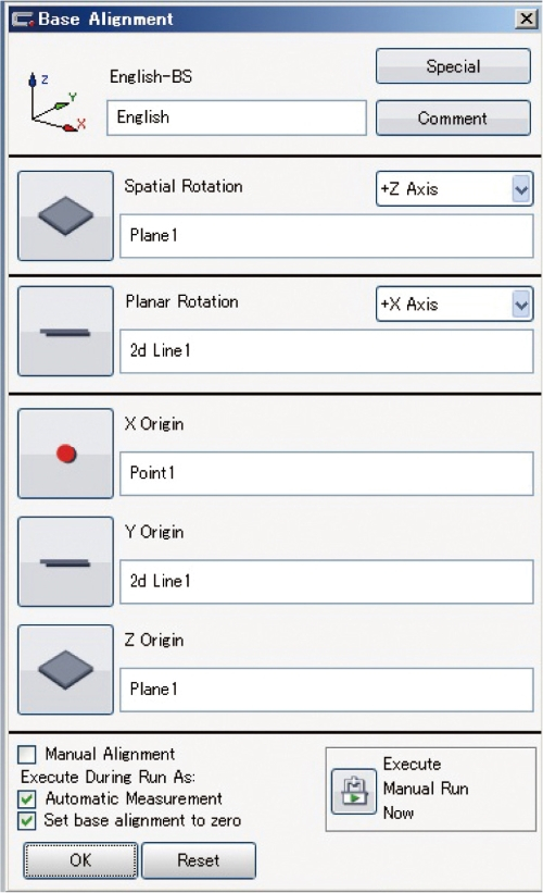 Automatic Coordinate System Recognition