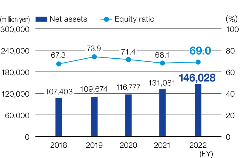 Net Assets/Equity ratio