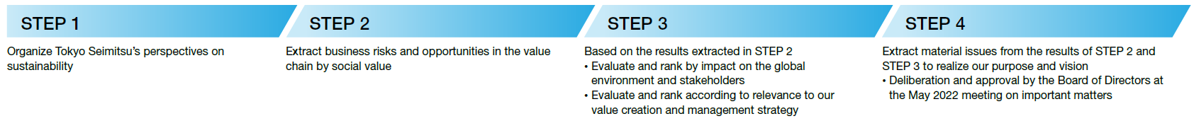 Process of Defining the Material Issues