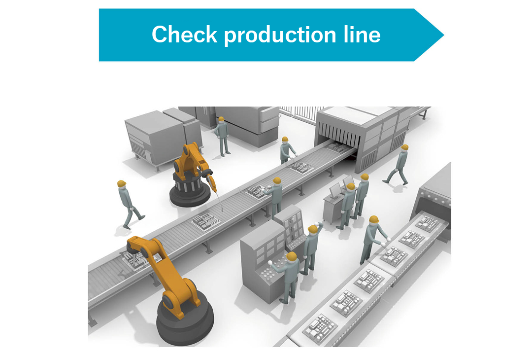 Check production line