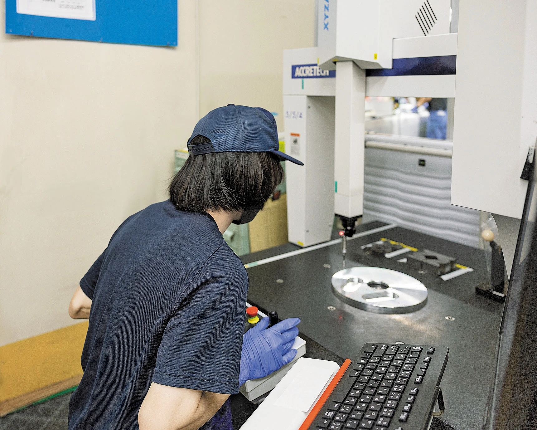 XYZAX mju NEXによる加工後の部品測定