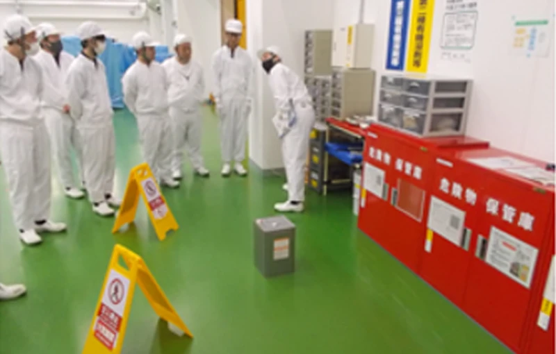 有機溶剤流出時訓練