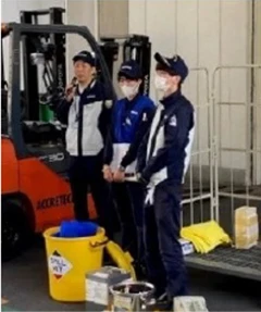 回収、洗浄処理